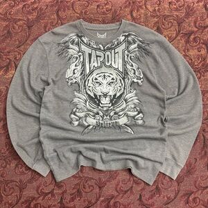 Y2K Tapout Tiger Graphic Thermal Long Sleeve